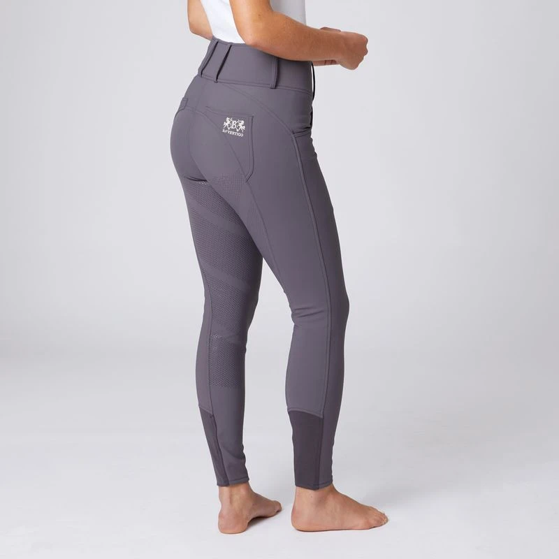 B Vertigo Women's Dianne Thermo Full Seat Breeches - Periscope Dark Grey 3 B Vertigo Women's Dianne Thermo Full Seat Breeches - Periscope Dark Grey - Image 3
