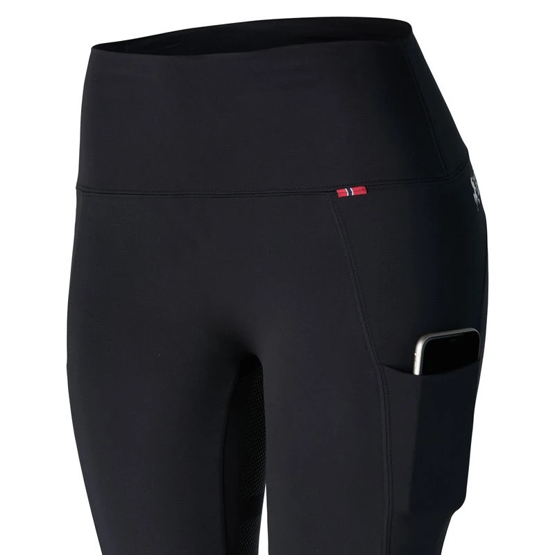 B Vertigo Women's Lara Winter High Waist Full Seat Tights - Dark Navy 2 B Vertigo Women's Lara Winter High Waist Full Seat Tights - Dark Navy - Image 2