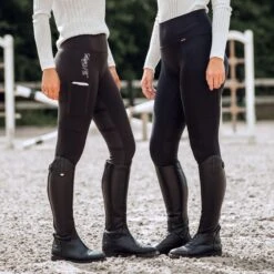 B Vertigo Women's Lara Winter High Waist Full Seat Tights - Dark Navy 7 B Vertigo Women's Lara Winter High Waist Full Seat Tights - Dark Navy -Horse Rider Wear 477316 800 800