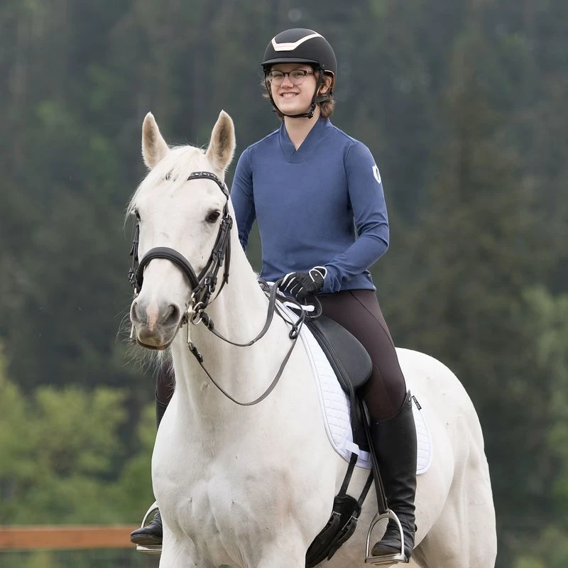 Irideon Women's Radiant Pull Over - Denim 1 Irideon Women's Radiant Pull Over - Denim