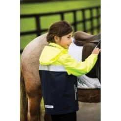 Horseware Kids' Corrib Neon Jacket - Flourescent Yellow 7 Horseware Kids' Corrib Neon Jacket - Flourescent Yellow -Horse Rider Wear 489868 800 800