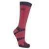 Woof Wear Short Bamboo Sock 2 Pairs - Shiraz/Navy