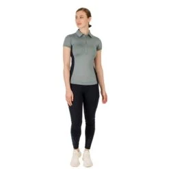 Horseware Women's Orla Technical Polo - Stormy Sea -Horse Rider Wear 497151 800 800