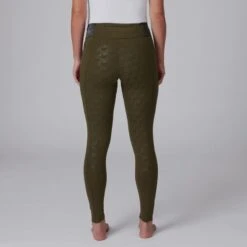 Horze Women's Tights W/Black Glitter - Brown -Horse Rider Wear 498853 800 800