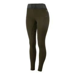 Horze Women's Tights W/Black Glitter - Brown -Horse Rider Wear 498856 800 800