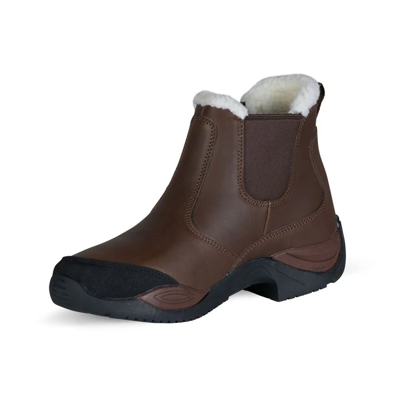 Horze Women's Copenhagen Waterproof Winter Paddock Boots - Dark Brown 4 Horze Women's Copenhagen Waterproof Winter Paddock Boots - Dark Brown - Image 4