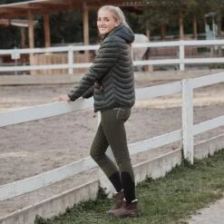 Horze Women's Holly Fitted Jacket - Green -Horse Rider Wear 505754 800 800