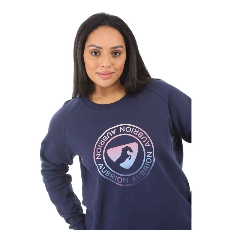 Shires Aubrion Women's Boston Sweatshirt - Dark Navy 3 Shires Aubrion Women's Boston Sweatshirt - Dark Navy - Image 3