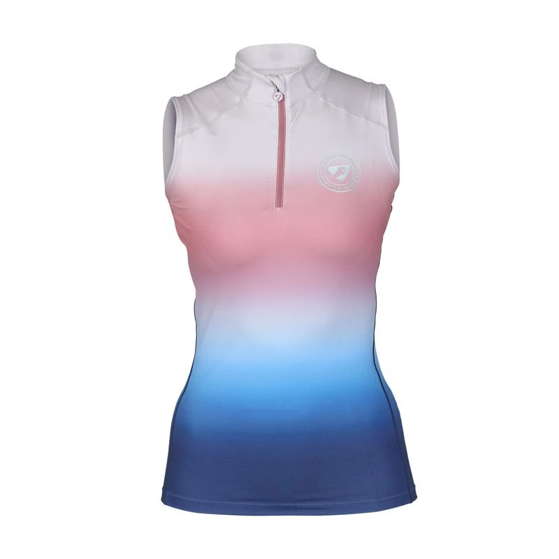 Shires Aubrion Women's Westbourne Sleeveless 1/4 Zip Shirt - Ombre 1 Shires Aubrion Women's Westbourne Sleeveless 1/4 Zip Shirt - Ombre