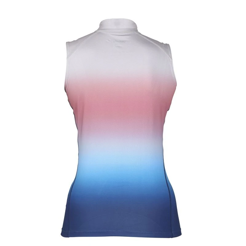 Shires Aubrion Women's Westbourne Sleeveless 1/4 Zip Shirt - Ombre 2 Shires Aubrion Women's Westbourne Sleeveless 1/4 Zip Shirt - Ombre - Image 2