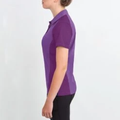 Irideon Women's Luna Coolstretch Polo - Purple Hibiscus -Horse Rider Wear 516462 800 800