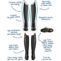 Tredstep Vasari Field Boot - Black -Horse Rider Wear 522607 800 800