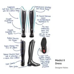 Tredstep Medici II Dress Boot - Black -Horse Rider Wear 523646 800 800