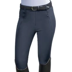 Ovation Women's Altitude Kool-X Knee Patch Breeches - Indigo