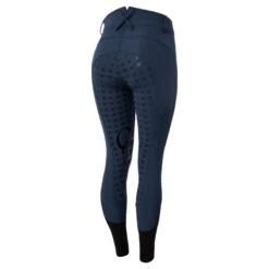 Horze Women's Melody High Waist Micro Silicone Full Seat Breeches - Dark Dark Blue 10 Horze Women's Melody High Waist Micro Silicone Full Seat Breeches - Dark Dark Blue -Horse Rider Wear 529925 800 800