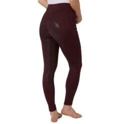 Horze Women's High Waist Full Seat Tights W/Phone Pocket - Maroon Dark Red 6 Horze Women's High Waist Full Seat Tights W/Phone Pocket - Maroon Dark Red -Horse Rider Wear 530468 800 800