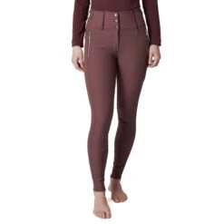 Horze Women's Andrea Slimming Full Seat Breeches - Red Mahogany Burgundy 7 Horze Women's Andrea Slimming Full Seat Breeches - Red Mahogany Burgundy -Horse Rider Wear 530819 800 800