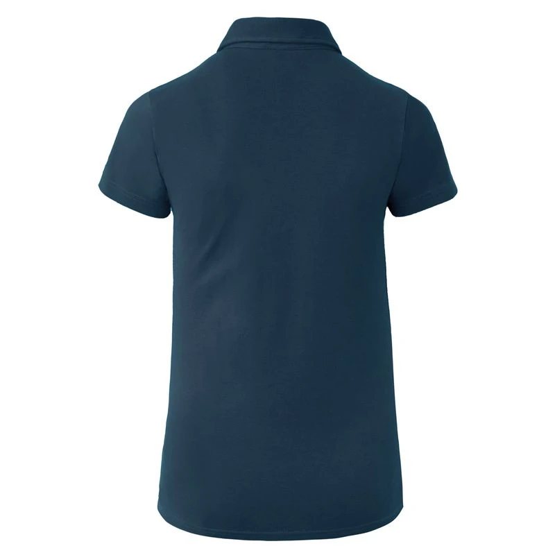 Horze Women's Lia Organic Cotton Polo - Obscure Night Dark Blue 4 Horze Women's Lia Organic Cotton Polo - Obscure Night Dark Blue - Image 4