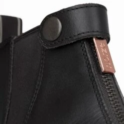 Horze Women's Rose Front Zip Paddock Boots - Black -Horse Rider Wear 533626 800 800