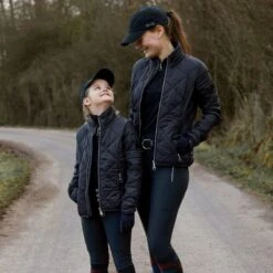 Horze Kids' Cap W/Crystal Detailing - Dark Navy -Horse Rider Wear 534150 800 800