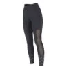 Shires Aubrion Kids' Elstree Mesh Riding Tights - Black