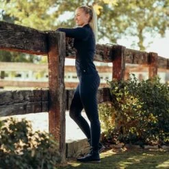Horze Women's Nadia 4-Pocket Full Seat Tights - Dark Navy 9 Horze Women's Nadia 4-Pocket Full Seat Tights - Dark Navy -Horse Rider Wear 541476 800 800