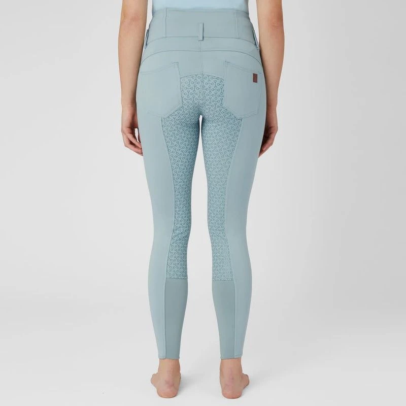 Horze Women's Tara Full Seat Breeches - Corydalis Light Blue 4 Horze Women's Tara Full Seat Breeches - Corydalis Light Blue - Image 4
