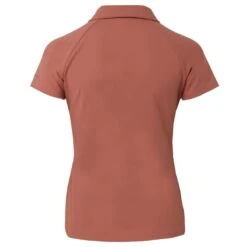 Horze Women's Ciandra V-Neck Technical Training Shirt - Light Mahogany -Horse Rider Wear 541928 800 800
