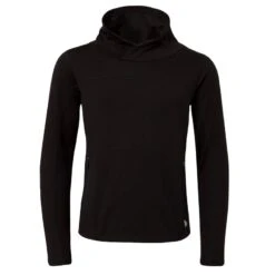 Horze Kids' Lou Technical Training Shirt W/High Neck - Black