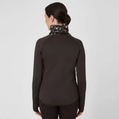 Horze Women's Kaitlin Turtleneck Sweater W/ Flower Design - After Dark Brown 8 Horze Women's Kaitlin Turtleneck Sweater W/ Flower Design - After Dark Brown -Horse Rider Wear 544262 800 800