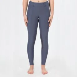 Irideon Kids' Issential Cargo Knee Patch Tights - Bluestone