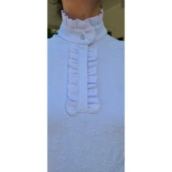 FITS Women's Ruffles II Show Shirt - White -Horse Rider Wear 545689 800 800