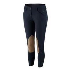 RJ Classics Women's Gulf Natural Rise Front Zip Breeches - Black