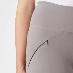 Horze Women's Danica High Waist Tights With Mesh Insert - Zinc 9 Horze Women's Danica High Waist Tights With Mesh Insert - Zinc -Horse Rider Wear 548158 800 800