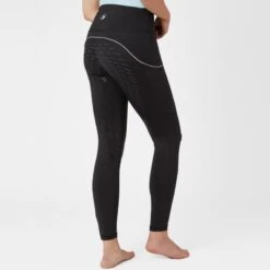 Horze Women's Nicki Breathable Technical Full Seat Tights - Black 7 Horze Women's Nicki Breathable Technical Full Seat Tights - Black -Horse Rider Wear 548222 800 800
