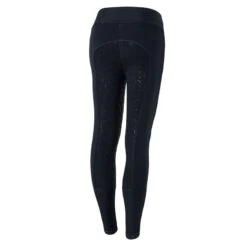 Horze Kids' Marlee Pull-on Full Seat Tights W/Contrast Stitching - Dress Dark Blue -Horse Rider Wear 548444 800 800