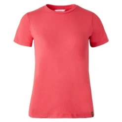 Horze Women's Lily Technical T-Shirt - Rouge Red