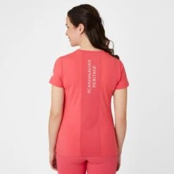 Horze Women's Lily Technical T-Shirt - Rouge Red -Horse Rider Wear 548926 800 800