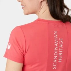 Horze Women's Lily Technical T-Shirt - Rouge Red -Horse Rider Wear 548927 800 800