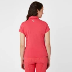 Horze Women's Jessie Polo Shirt - Rouge Red -Horse Rider Wear 549397 800 800