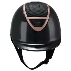 IRH IR4G XLT Helmet - Gloss Black/Rose Gold Frame -Horse Rider Wear 555041 800 800