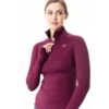 Horseware Women's Thea Tech Quarter Zip Fleece - Beetroot