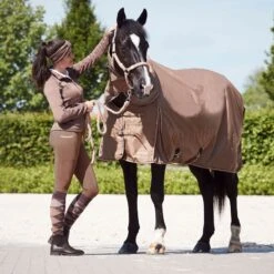 Horze Women's Lucinda High Waist Tights Silicone Full Seat - Cocoa Mocha 9 Horze Women's Lucinda High Waist Tights Silicone Full Seat - Cocoa Mocha -Horse Rider Wear 558442 800 800