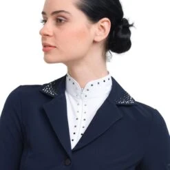 Cavalliera Women's Diva Purity Show Jacket - Navy Blue 7 Cavalliera Women's Diva Purity Show Jacket - Navy Blue -Horse Rider Wear 558645 800 800