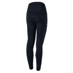 Horze Kids' Ella Full Seat Tights - Peacoat Dark Blue