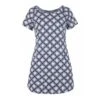 EQL Women's Everyday Tunic Dress - Indigo Tiles