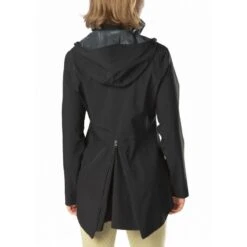 Kerrits Women's Waterproof Rain Jacket - Black 10 Kerrits Women's Waterproof Rain Jacket - Black -Horse Rider Wear 570348 800 800