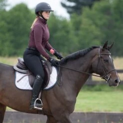 Irideon Women's Radiant Mock Crew Top - Henna 7 Irideon Women's Radiant Mock Crew Top - Henna -Horse Rider Wear 572142 800 800