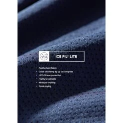 Kerrits Women's Ice Fil Lite Short Sleeve Shirt Solid - Navy -Horse Rider Wear 576540 800 800