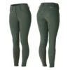 Horze Women's Grand Prix Full Seat Breeches - Thyme Green